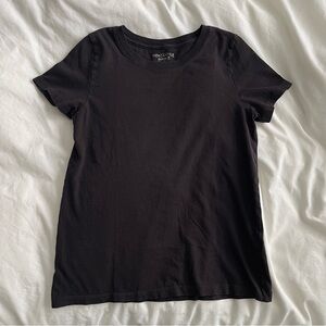 J.Crew Black Crewneck Short Sleeve T-Shirt
